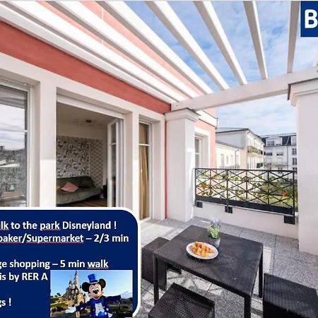 Disney At Home 3 Bed Rooms- Confort 90M2 - Best Location Serris Dış mekan fotoğraf
