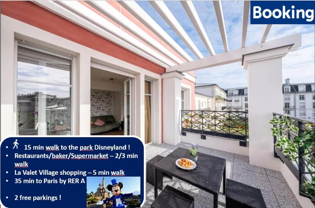 Disney At Home 3 Bed Rooms- Confort 90M2 - Best Location Serris Dış mekan fotoğraf